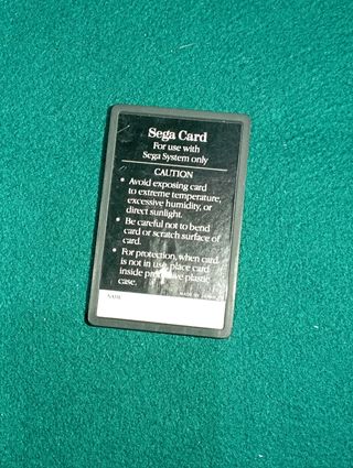 Teddy Boy - The Sega Card