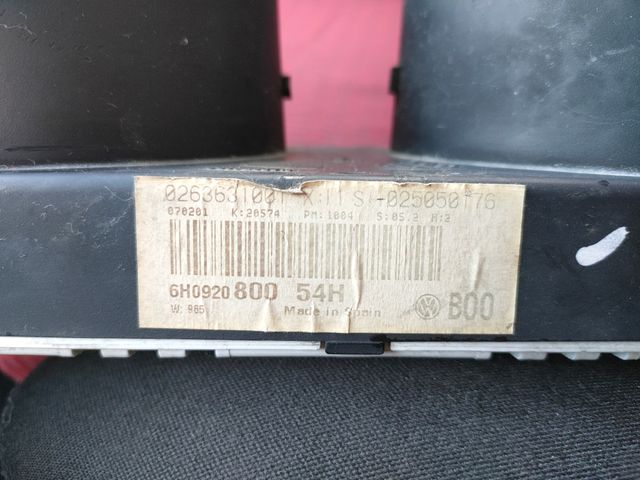 Velocímetro Seat arosa, cuadro de mandos