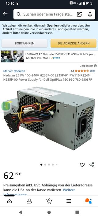 Nadalan 235W 100-240V H235P-00 L235P-01 PW116 R224