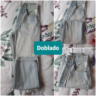 ZARA PANTALÓN VAQUERO EFECTO DESGASTADO 