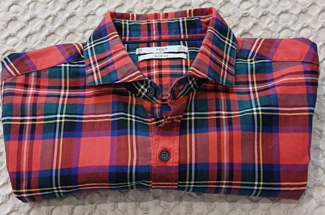 Camisa de cuadros MANGO