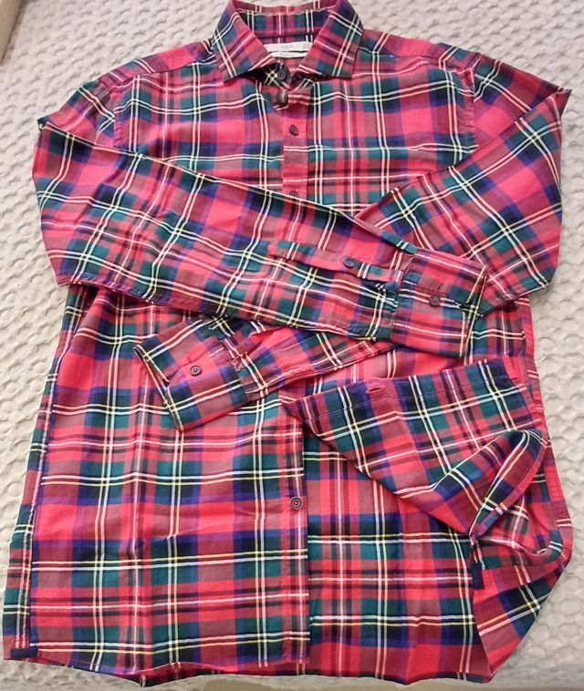 Camisa de cuadros MANGO