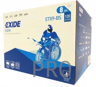 BATERÍA ETX9-BS YTX9-BS APRILIA BMW HONDA HYOSUNG KTM YAMAHA EXIDE