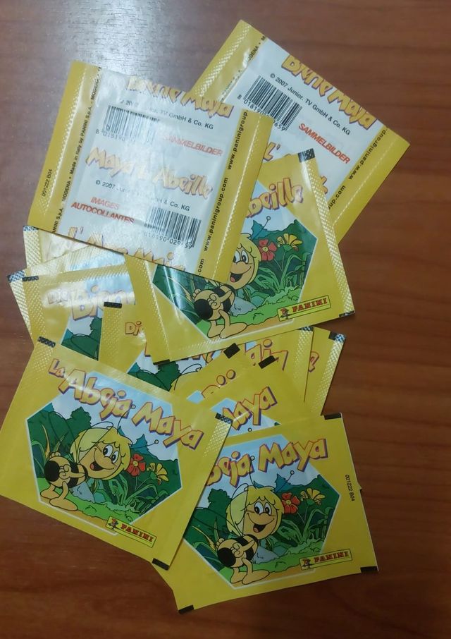 12 bustine sigillate Ape Maia collezione Panini