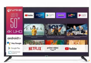 TV Grunkel 50'' LED de 127cm 4K ANDROID TV