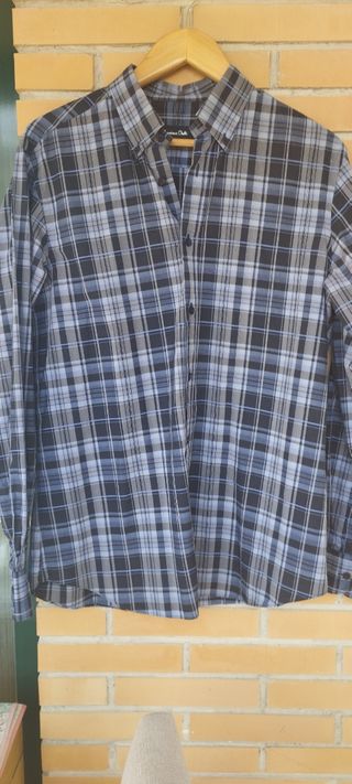 Camisa de cuadros Massimo Dutti