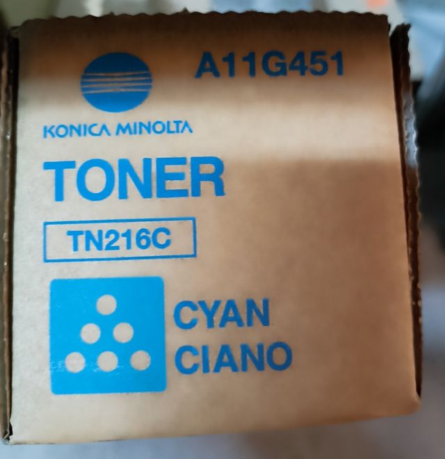 Toner cyan Konica Minolta TN216