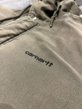 Parka Carhartt verde militar para hombre, talla L