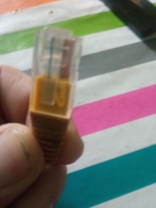 Cable amarillo internet (fibra)