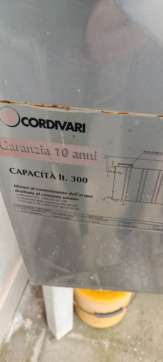 Serbatoio inox per liquidi