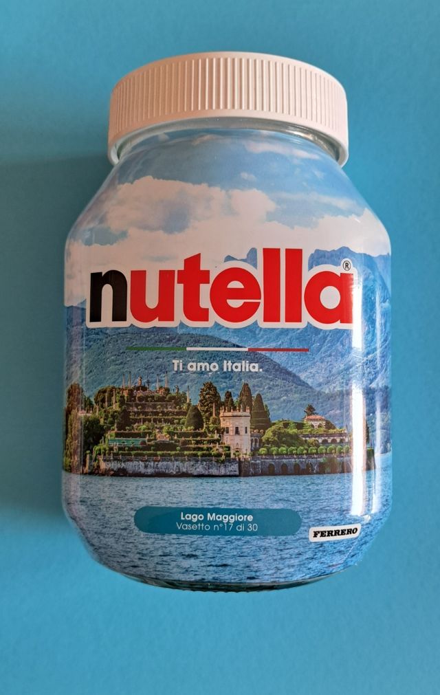 Vaso Nutella tematizzato