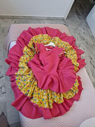 Vestido de flamenca - de gitana - feria