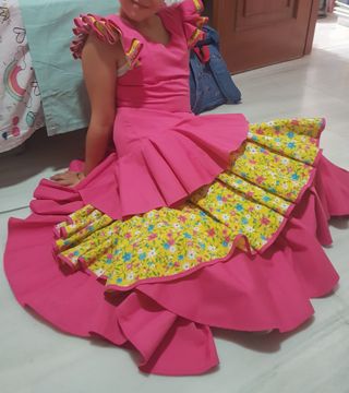Vestido de flamenca - de gitana - feria