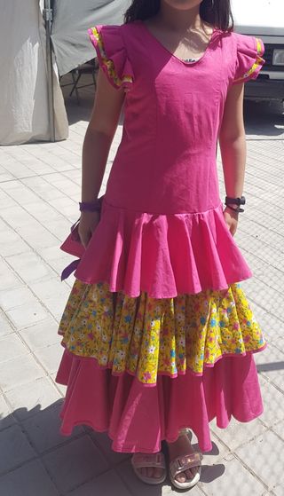 Vestido de flamenca - de gitana - feria