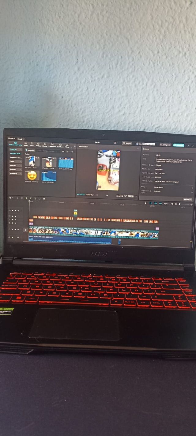 Editor de videos para YouTube, tiktok, instagram