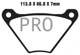PASTILLAS DE FRENO FA024/2 HARLEY DAVIDSON ELECTRA GLIDE SHOVELHEAD 1200 1340 EBC