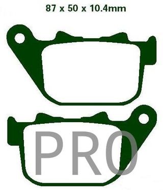 PASTILLAS DE FRENO FA387 HARLEY DAVIDSON SPORTSTER 883 1200 EBC