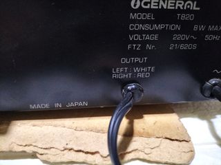 Sintonizador General made in Japan