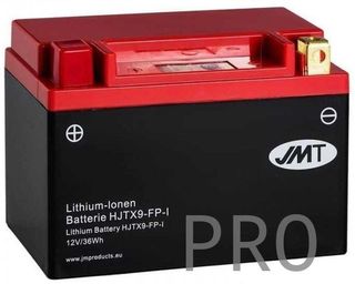 BATERÍA DE LITIO YTX9-BS HJTX9-FP HONDA KAWASAKI SUZUKI YAMAHA JMT