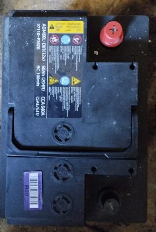 BATERIA 12v 60AH 540A EN/SAE