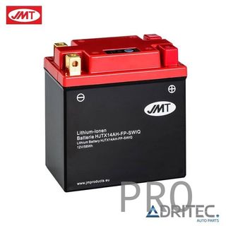BATERÍA DE LITIO HJTX14AH-FP HONDA KAWASAKI SUZUKI TRIUMPH YAMAHA JMT