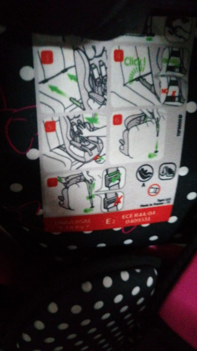 Seggiolino auto nuovo bimba