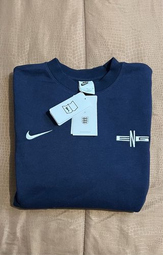 Felpa Nike Eng Blue Navy Medium size