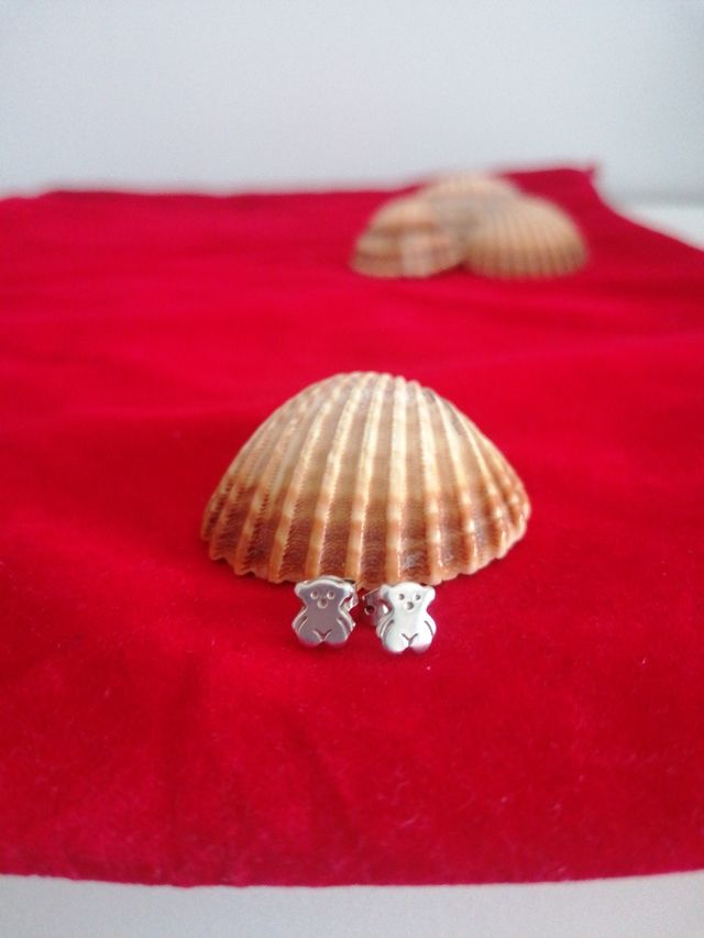 Oso Tous pendientes plata