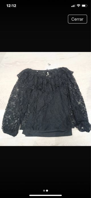 Camisa negra Uterque. SIN ESTRENAR.