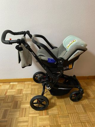Trío Jane: Carrito bebé silla de coche y capazo