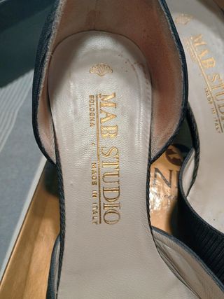 Scarpe décolleté raso nero