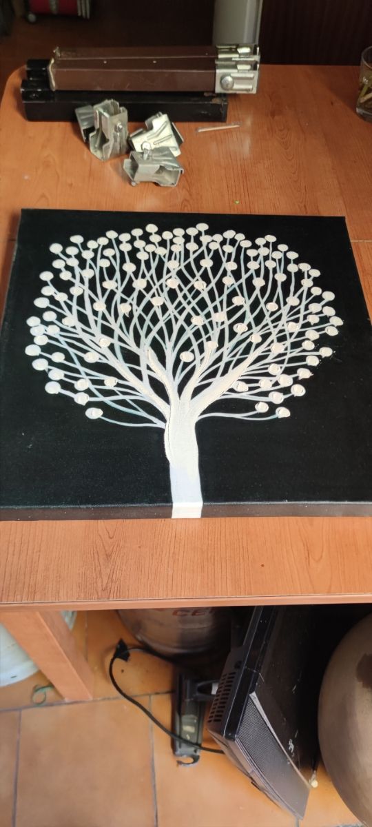 Quadro pintado à mão