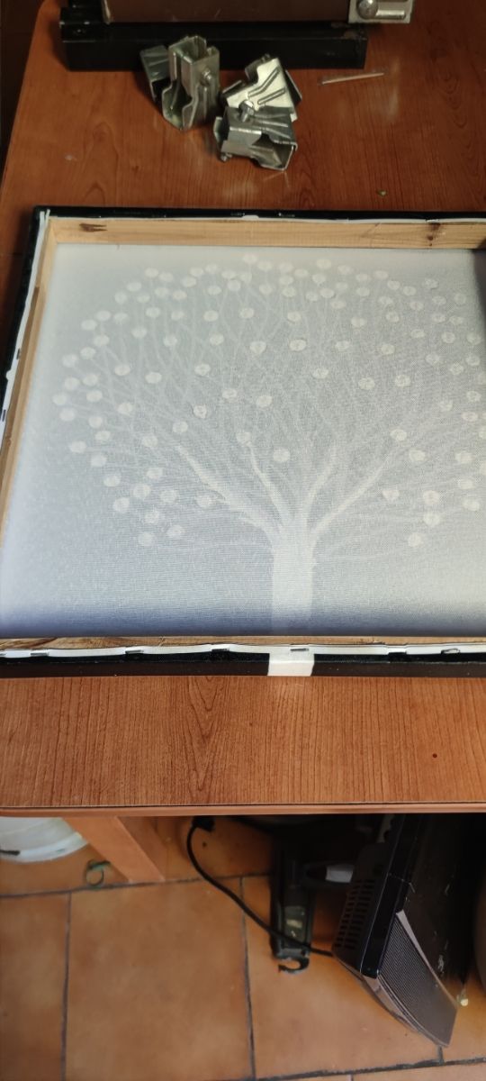 Quadro pintado à mão