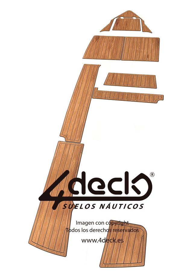 🔥 Teca sintética para barcos – suelos náuticos