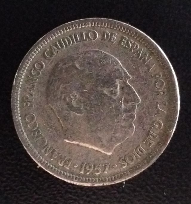 Pesetas con error 1957* Spagna