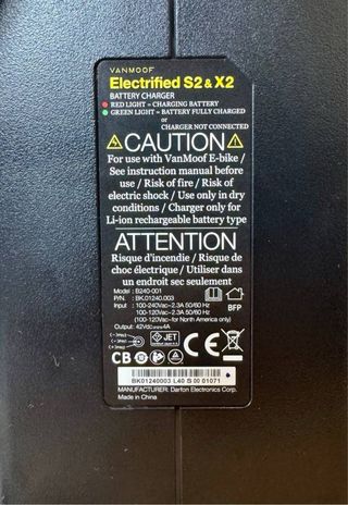 Cargador bici patinete 42V 4A para 36V bateria