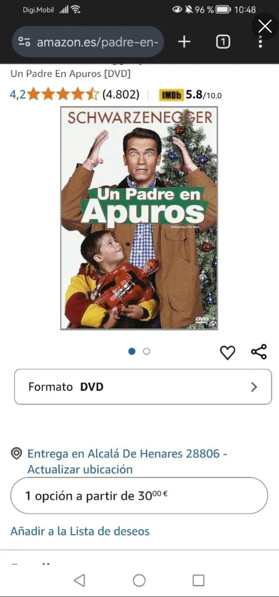 Un padre en apuros dvd