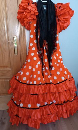 Traje flamenca