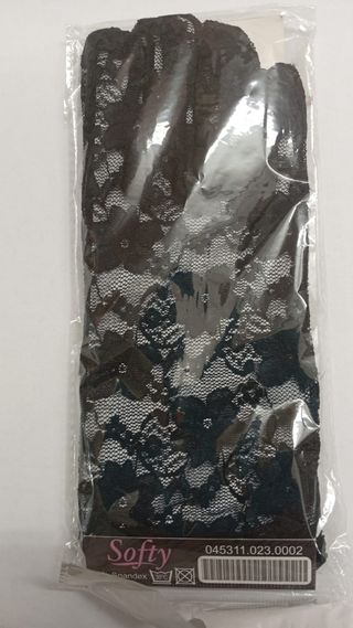 Guantes de encaje elásticos