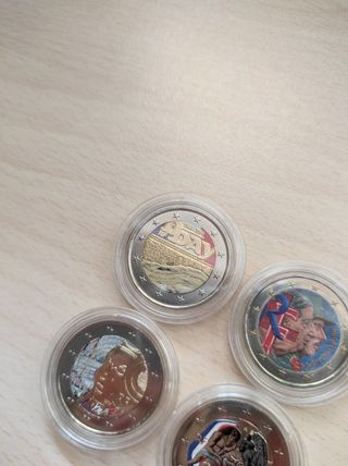 Monedas Francia 2014 2015 2020 y 2024