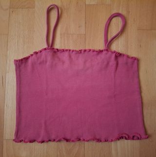 Top tirantes rosa fucsia Lefties