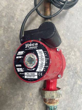 Caldera Roca leña y carbon