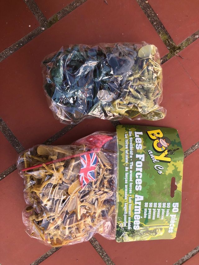 Muñecos militares plastico