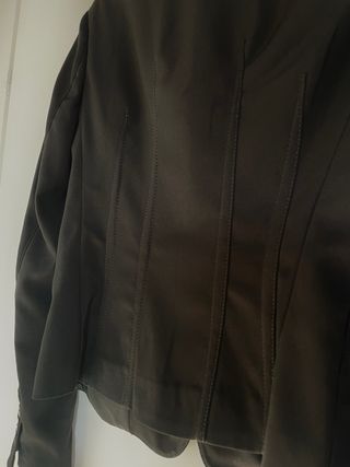 Blazer giacca elasticizzata nera nuova Sasch S