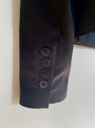 Blazer giacca elasticizzata nera nuova Sasch S