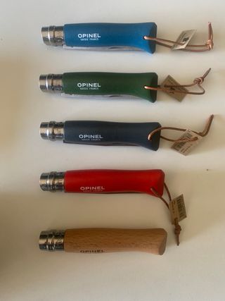 Set 5 coltelli nuovi Opinel n.8