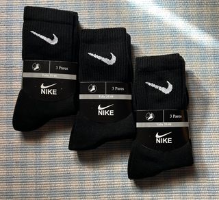 Calcetines Nike blancos y negros Pack 3 pares