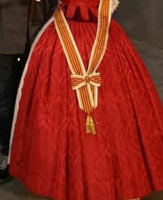 Falda Damasco Fallera