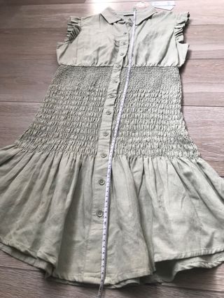 Guess Donna Abito Teodora Dress tgS misto lino