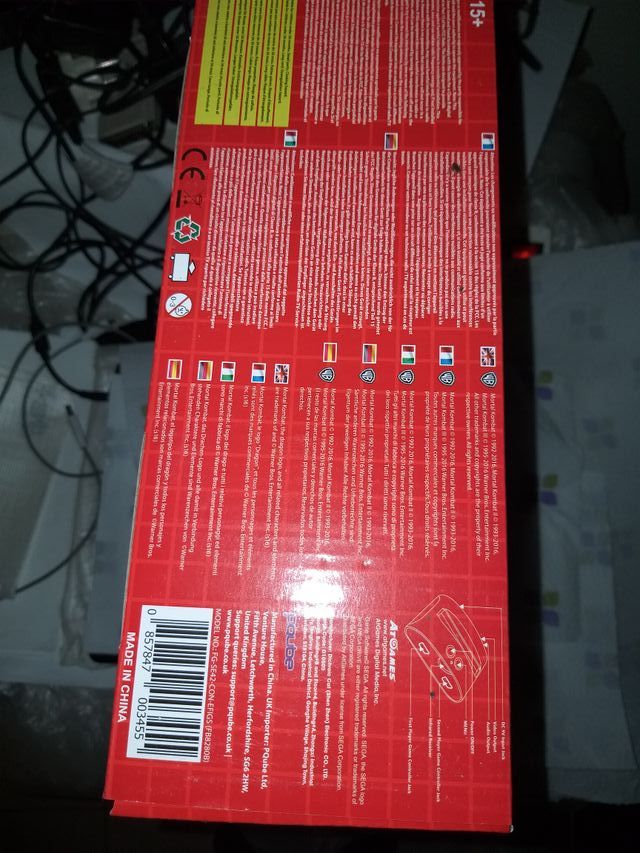 sega megadrive classic games console